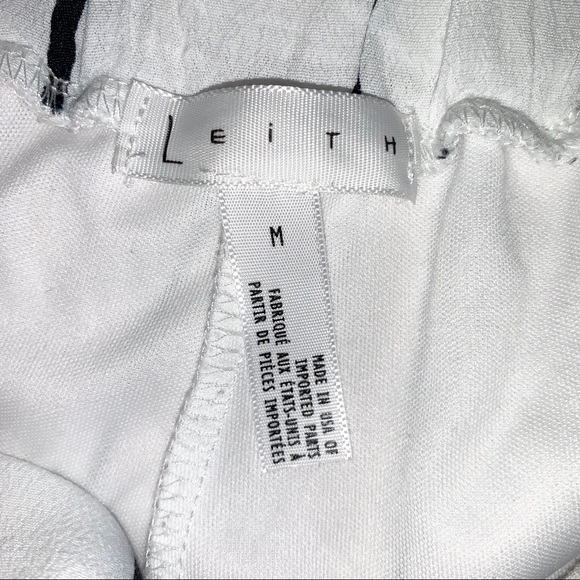 Leith Cropped Palazzo Pants White Size Small - Picture 12 of 16